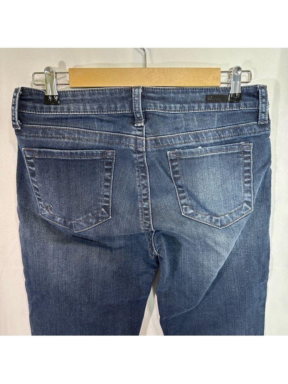 Kut from the Kloth Dark Blue Straight Leg Jeans - Size 6 - Picture 3 of 12